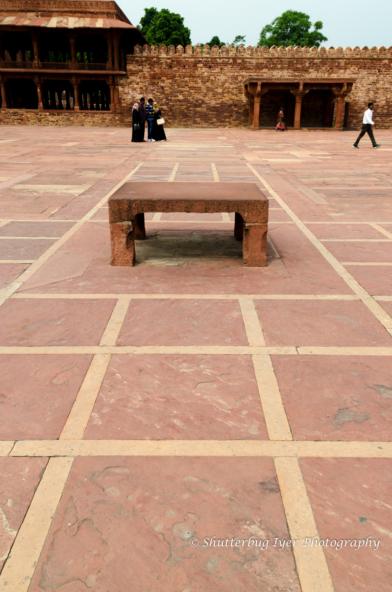 Pachisi Courtyard at Fatehpur Sikri